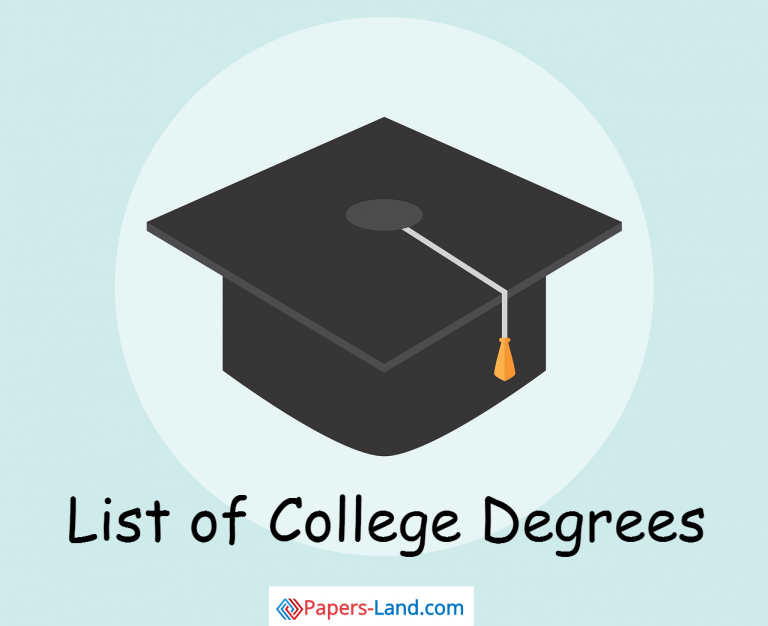 List of College Degrees | Common Types of Degrees