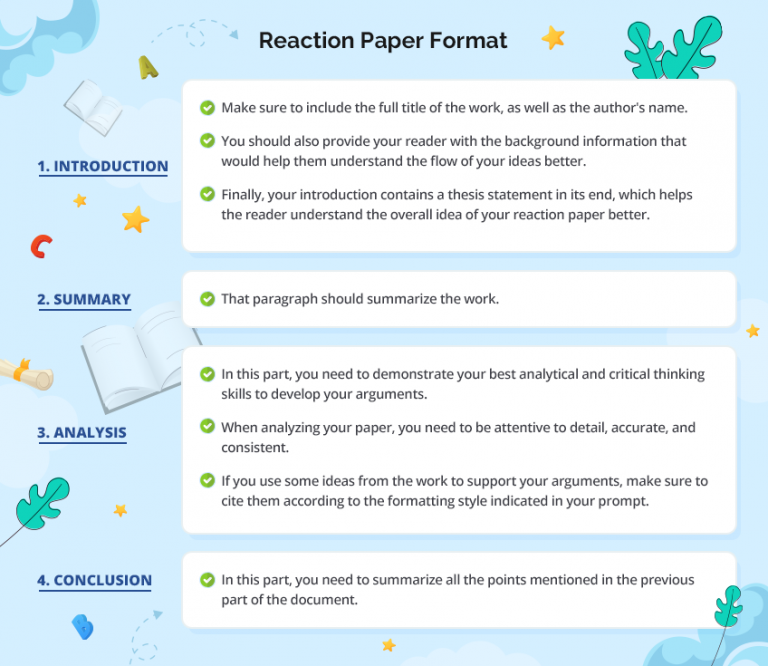 Example Of Writing Reaction Paper