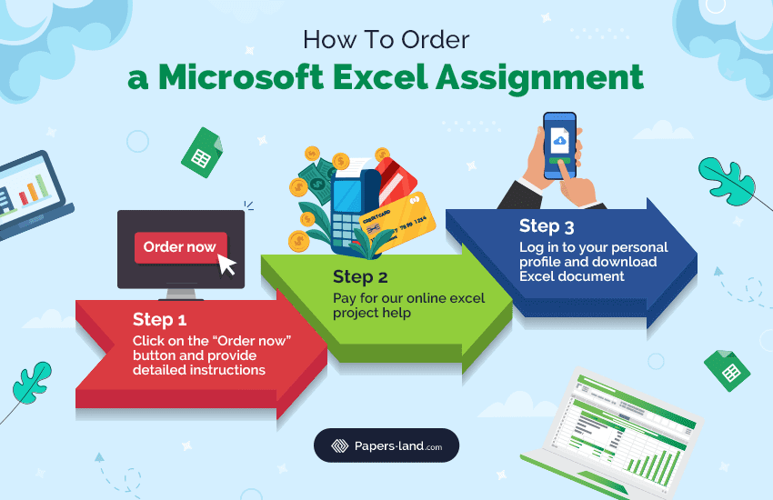How to order excel assignment