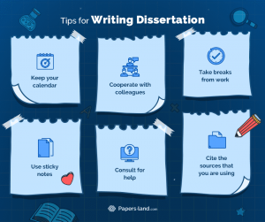 tips for starting a dissertation